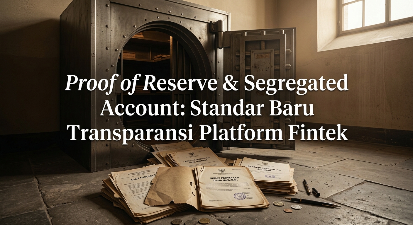 Proof of Reserve & Segregated Account: Standar Baru Transparansi Platform Fintek